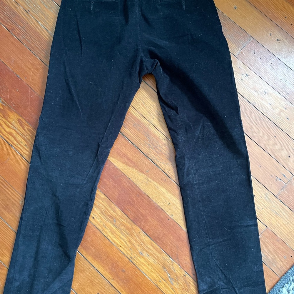 J Crew corduroy black pants